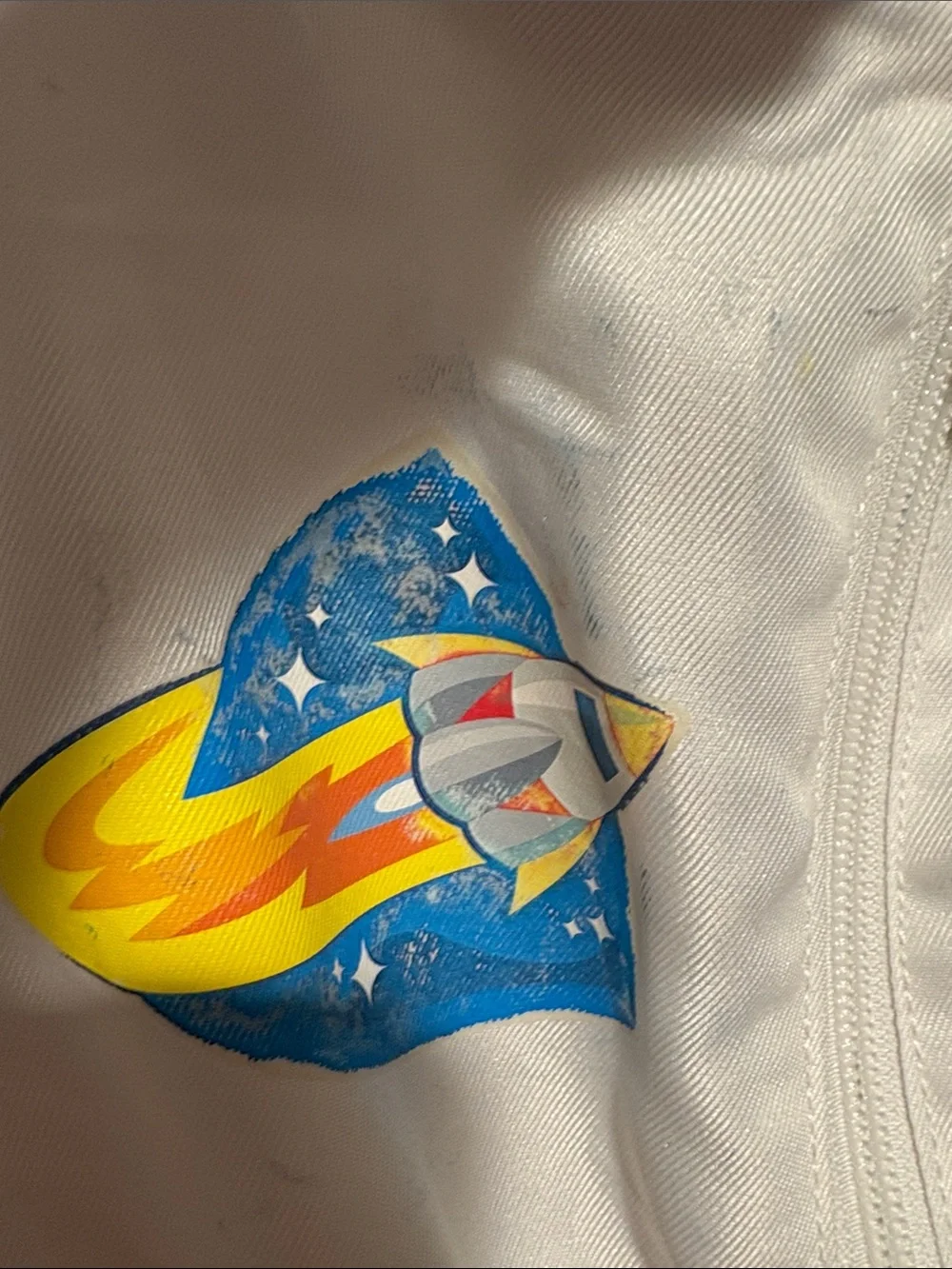 Melissa and Doug Kids White Astronaut Costume with Silver Accents